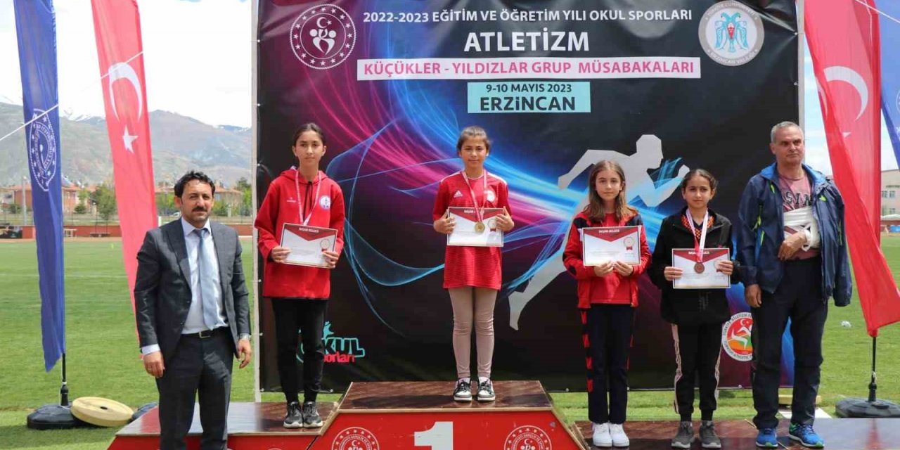 Erzincan atletizm yarışları yapıldı