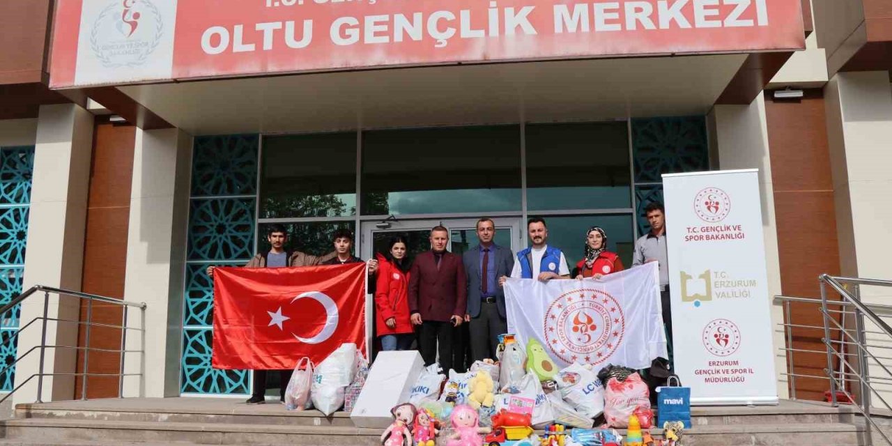 Gençlik merkezinden depremzede çocuklara 3 bin adet oyuncak