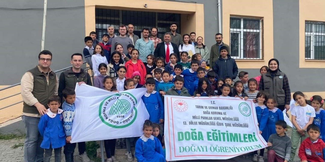 Iğdır’da öğrencilere doğa eğitimi