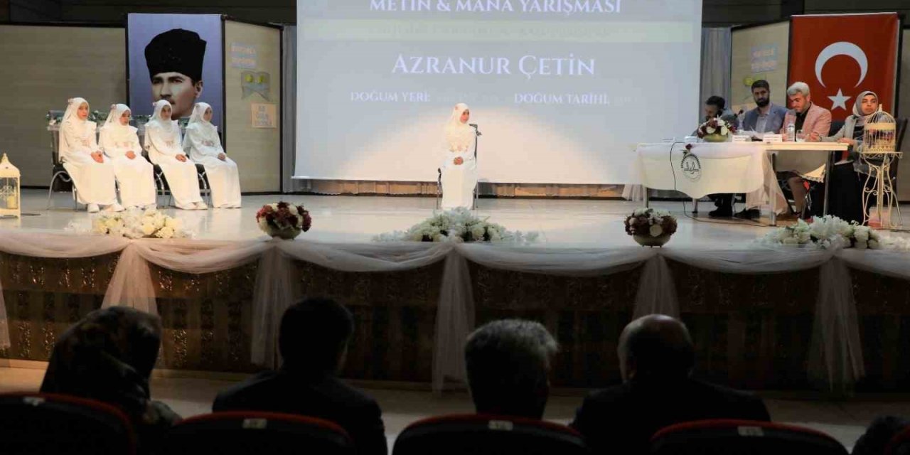 Erzincan’da Hadis-i Şerif Yarışması düzenlendi