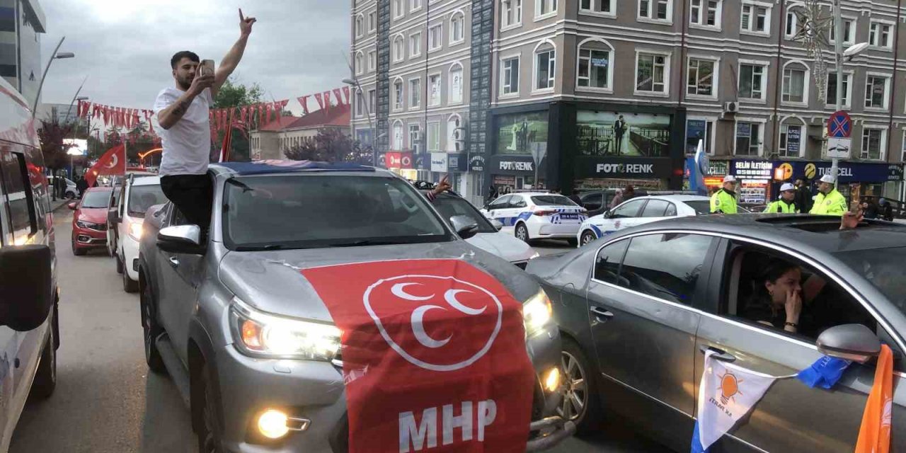 Erzurum’da Erdoğan sevinci