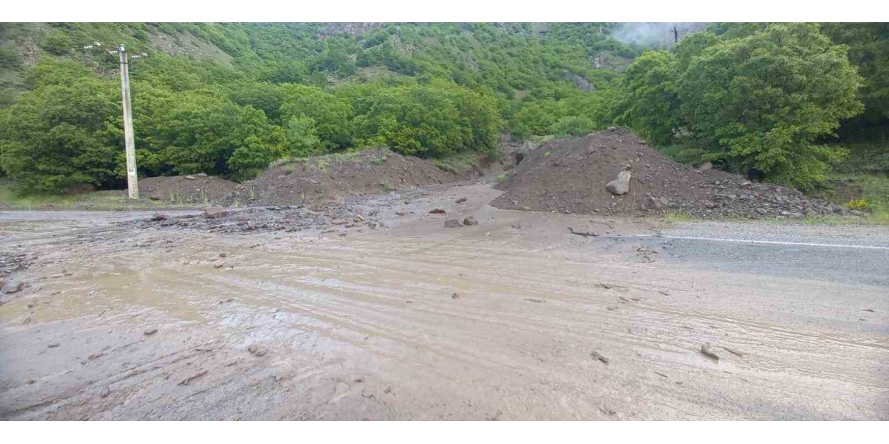 Tunceli’de sağanak yağış hayatı olumsuz etkiledi