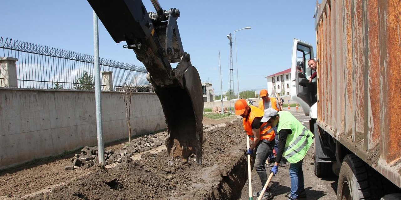 Malazgirt’te doğalgaz çalışmaları başladı