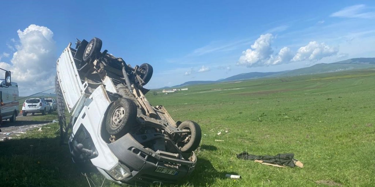 Ardahan’da trafik kazası: 1 ölü, 2 yaralı