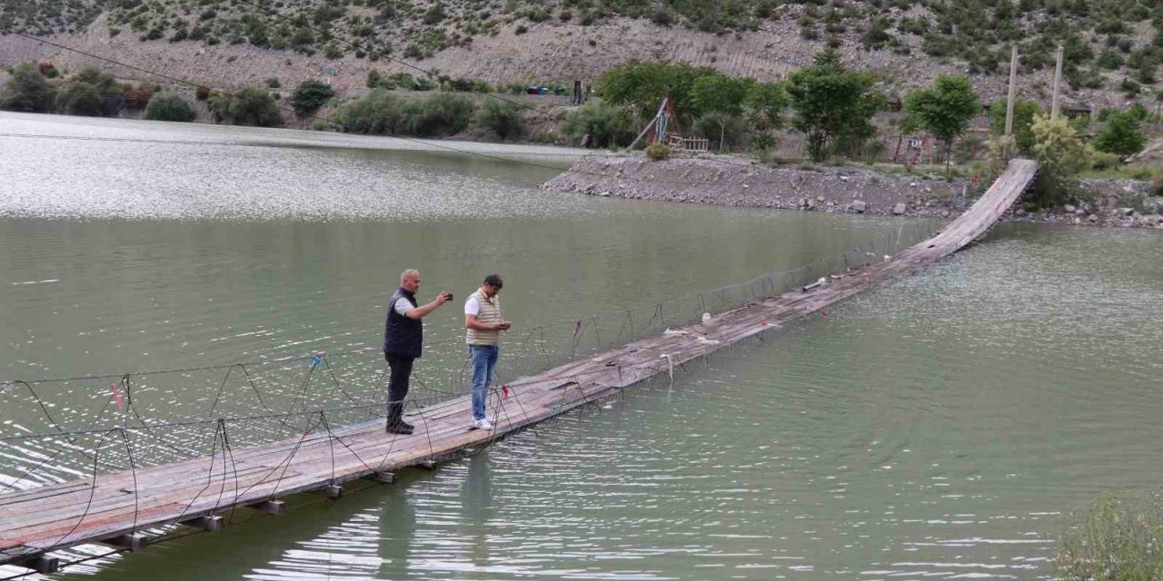 Tortum Gölü’nde su seviyesi dokuz metre yükseldi