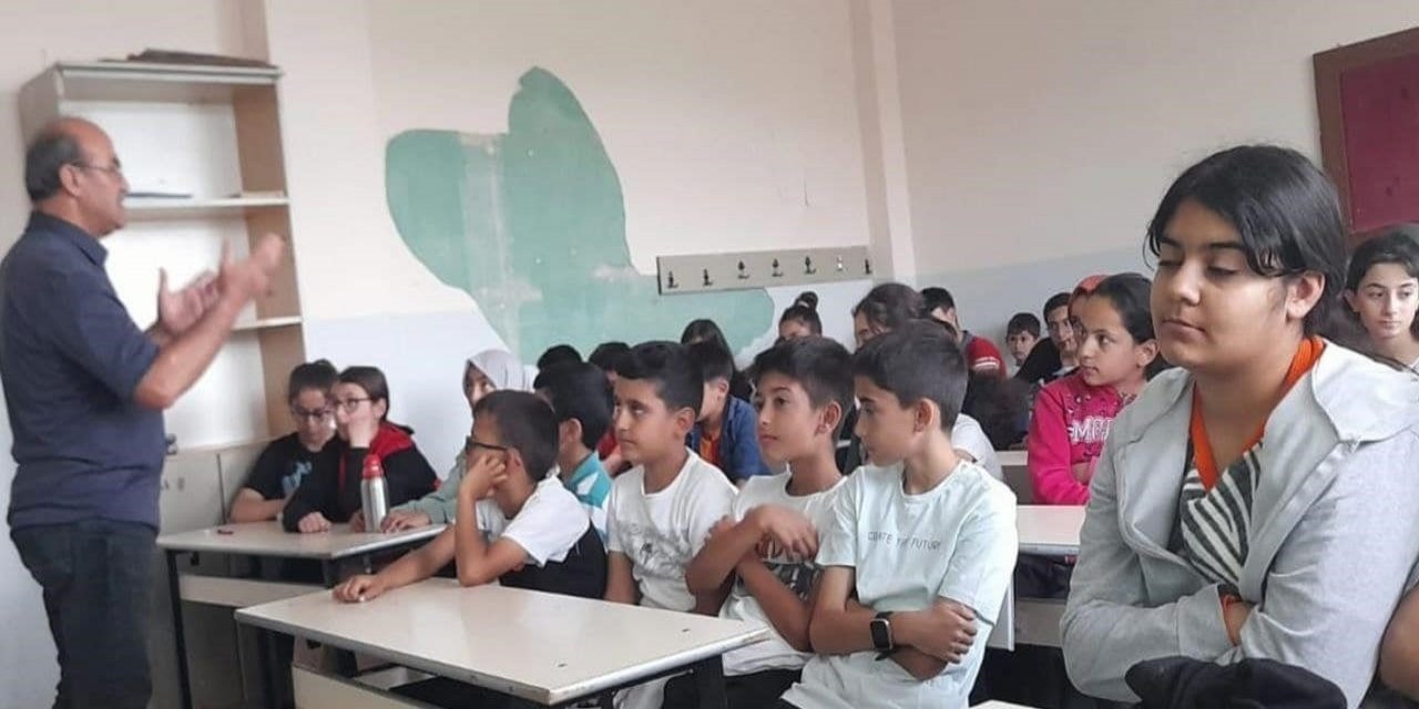 Elazığ’da öğrencilere tabiat eğitimi verildi