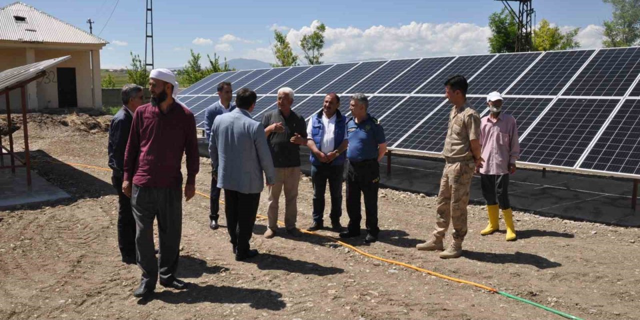 Erentepe Belediyesinin güneş enerjisi santralinin açılışı yapıldı