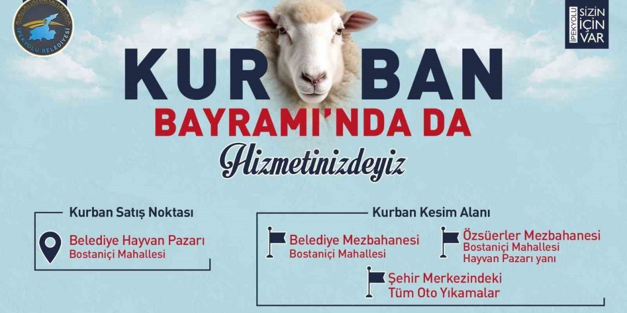 İpekyolu’nda kurban satış ve kesim yerleri belirlendi