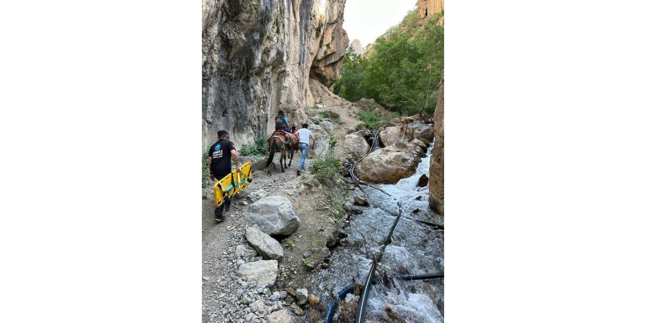 Hakkari’de nefes kesen kurtarma çalışması