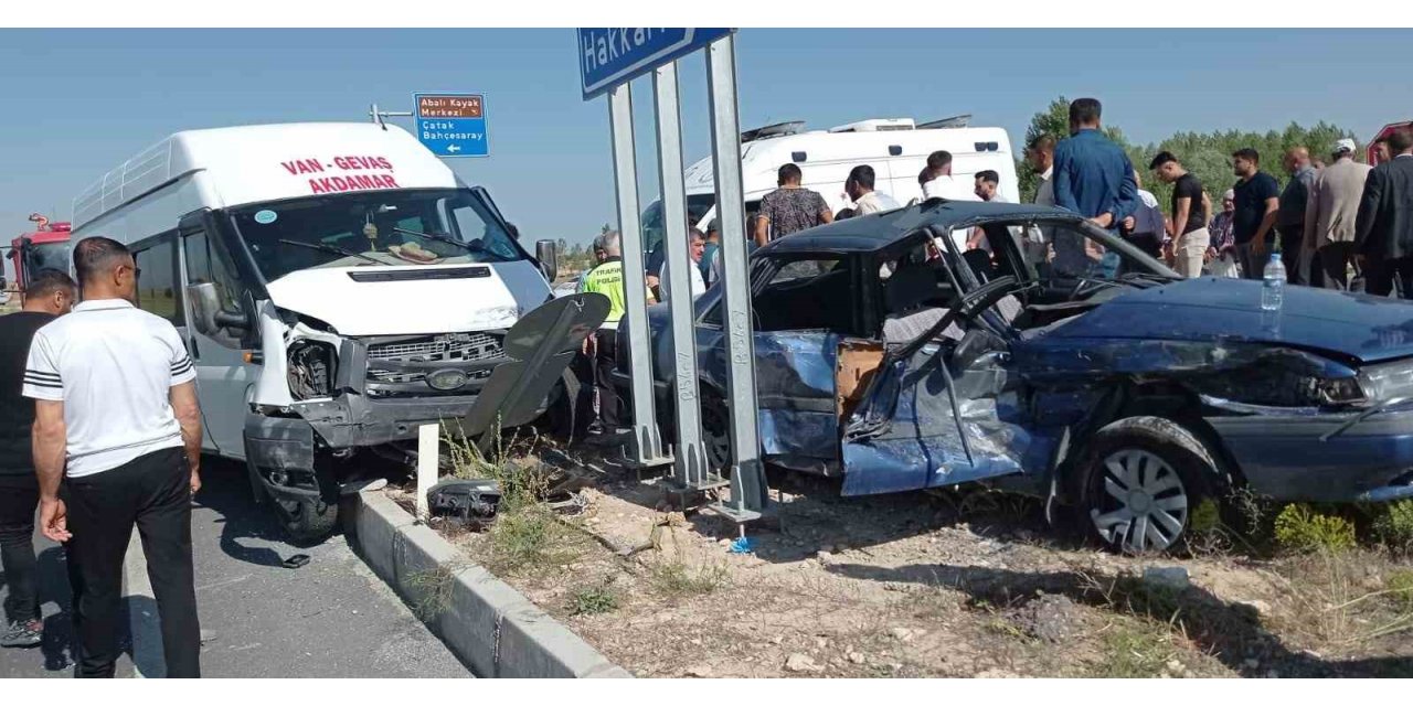 Van’da trafik kazası: 5 yaralı