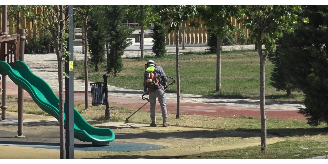 Malatya’da parkların bakım ve onarımları sürüyor