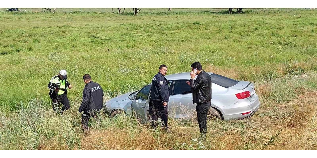 Sağanak yağmur trafik kazasına neden oldu