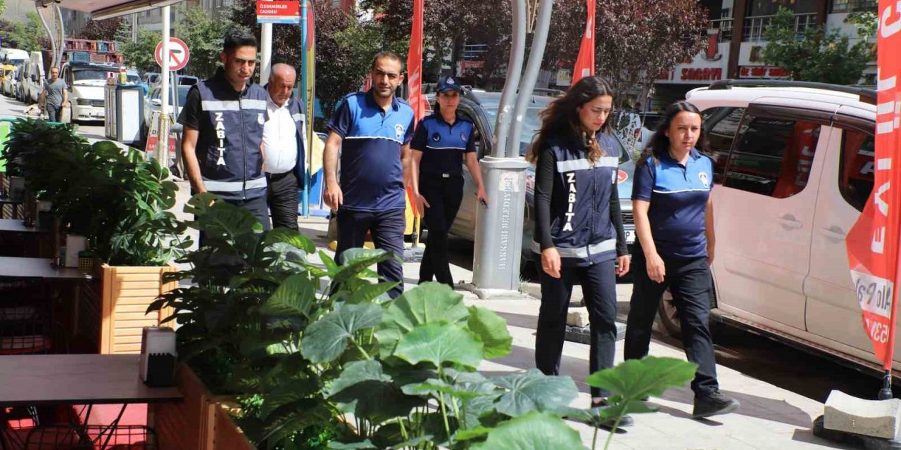 Hakkari zabıtasından genel denetim