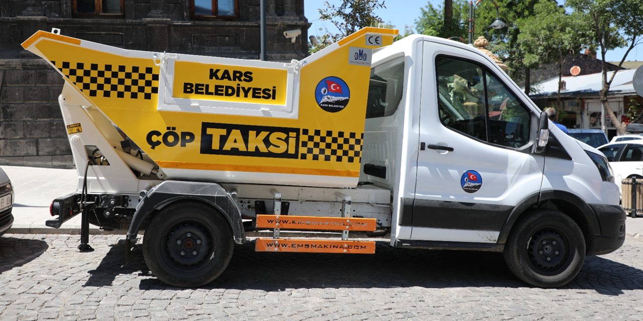 Kars’ta ‘Çöp Taksi’ uygulaması!