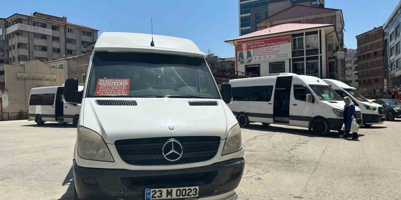 Elazığ’da şehir içi minibüs ücretlerine zam