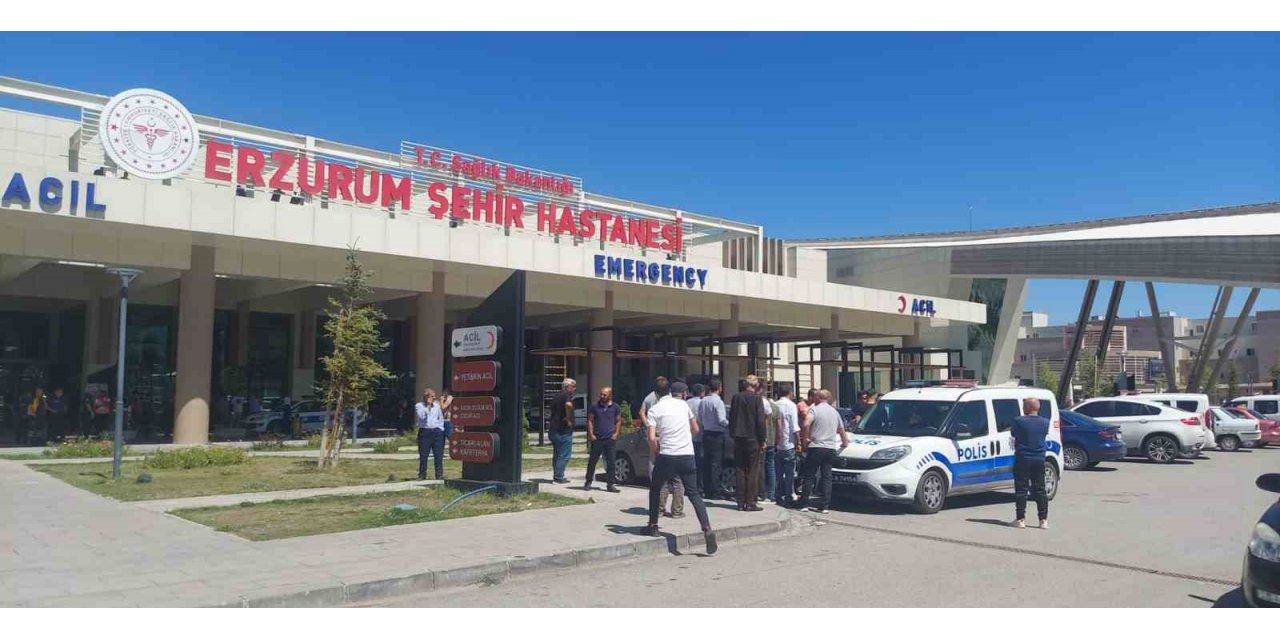 Erzurum şehir hastanesinde büyük kavga