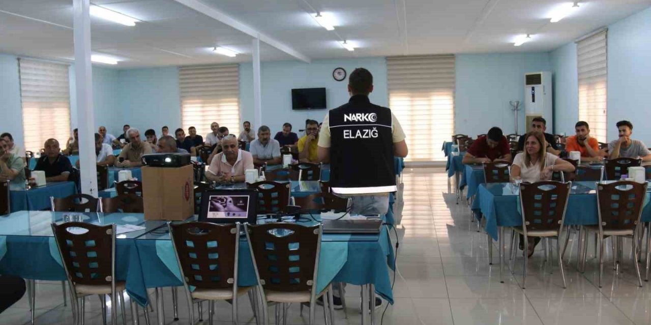 Elazığ’da Orman Müdürlüğü personeline uyuşturucu ile mücadele eğitimi verildi