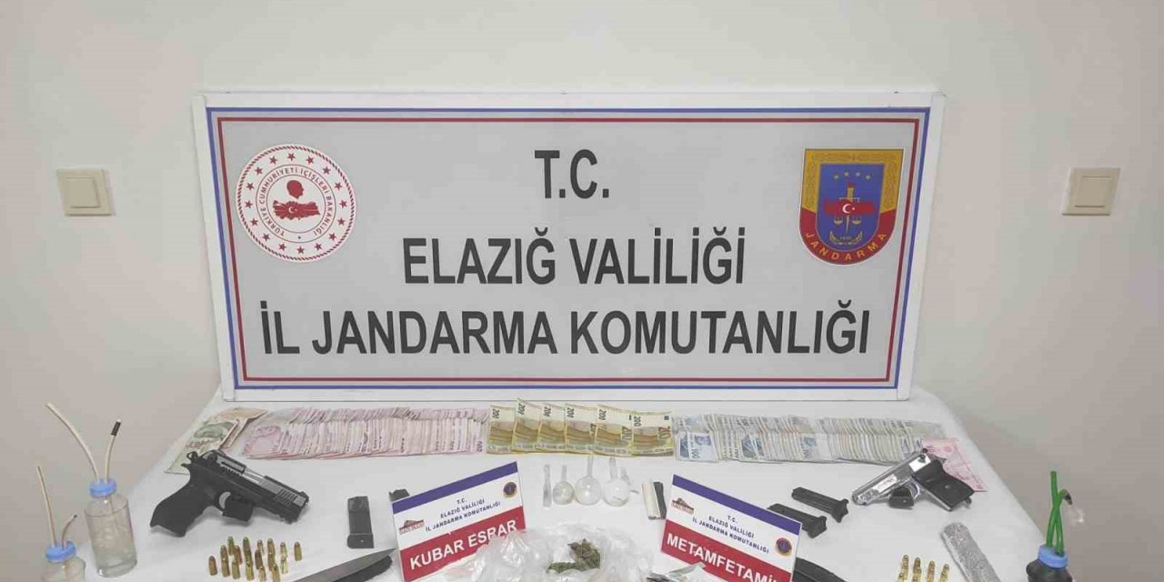 Elazığ’da uyuşturucu operasyonu :4 tutuklama