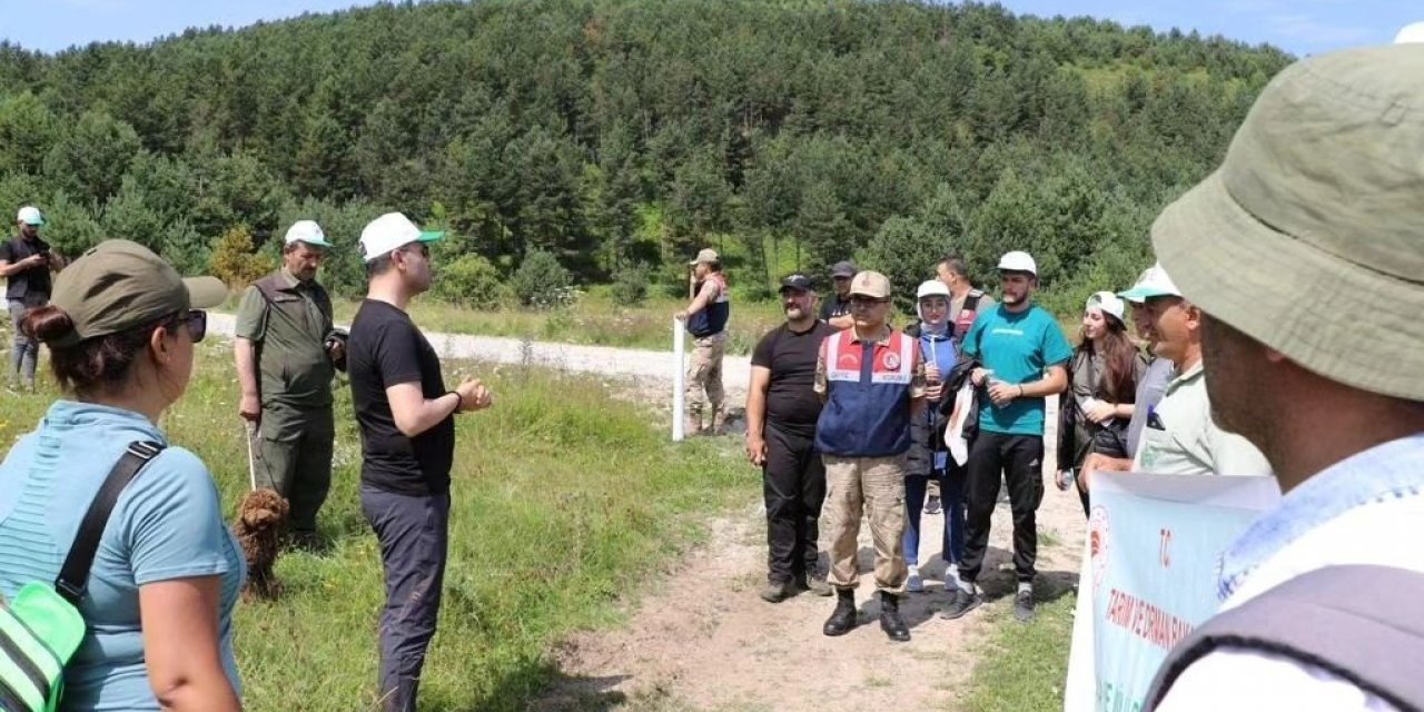 Posof ilçesinde kamp kurup doğa yürüyüşü yapıldı