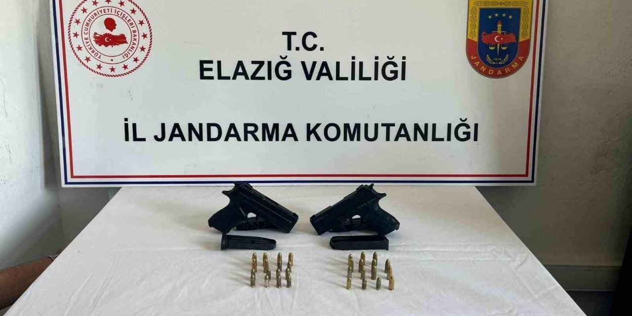 Elazığ’da aranan 2 şüpheli jandarma tarafından yakalandı