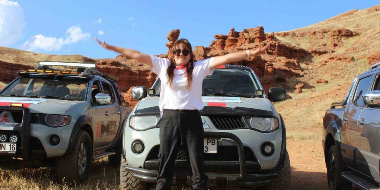 Erzurum’da kadınların off-road  heyecanı