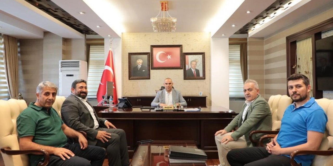 Vali Koç UYAFA heyetini kabul etti