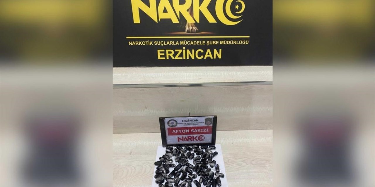 Midesinde 499,23 gram Afyon sakızı taşıyan şahıs tutuklandı