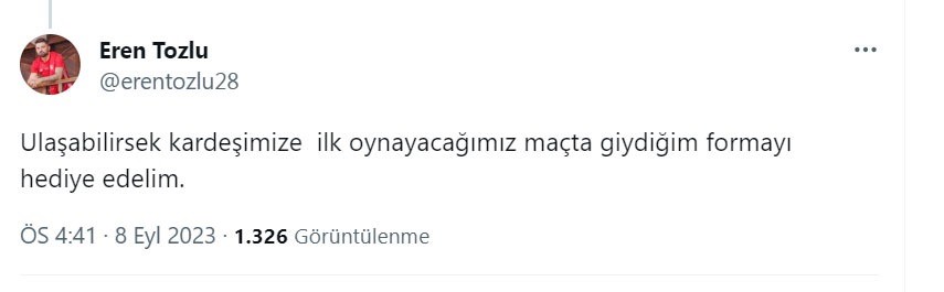 Eren Tozlu’dan minik hayranına çağrı