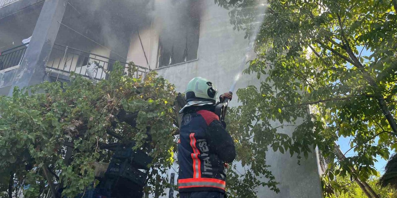 Malatya’da ev yangını