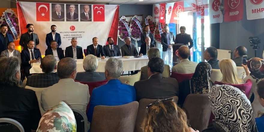 MHP Kars İl Başkanı Tolga Adıgüzel güven tazeledi