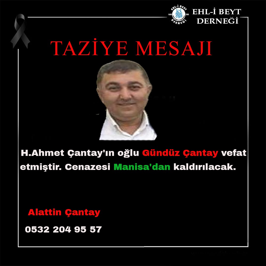 Taziye mesajı