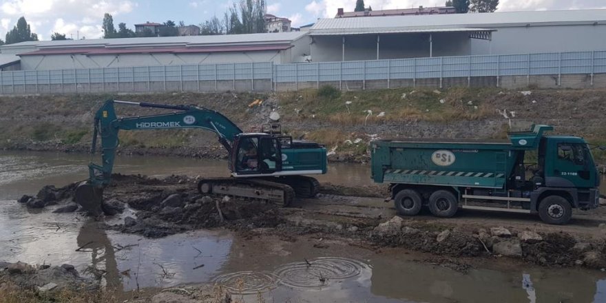 Kars Çayı temizleniyor