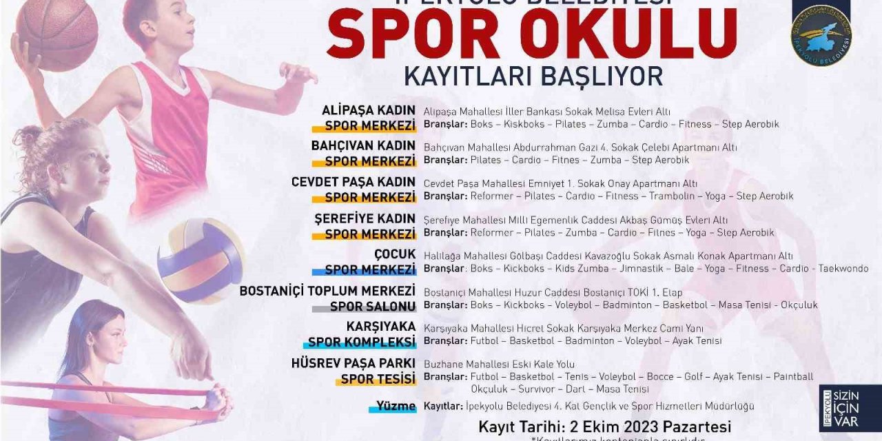 İpekyolu Belediyesi’nin yeni dönem spor okulu kayıtları başlıyor