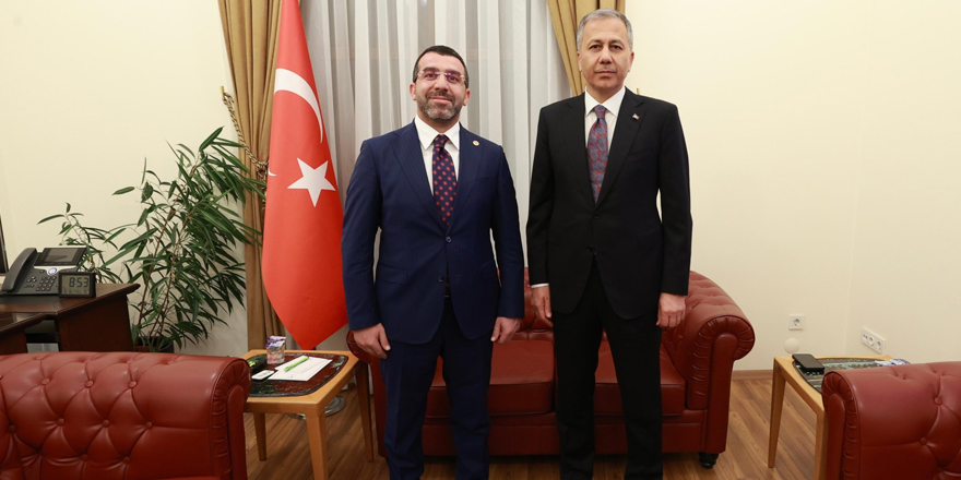 Çalkın'dan Yerlikaya'ya geçmiş olsun ziyareti