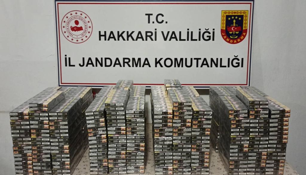 Hakkari’de çok sayıda kaçak malzeme ele geçirildi