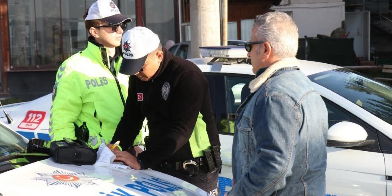 Erzurum’da sürücülere bir haftada 2 Milyon 801 bin TL ceza