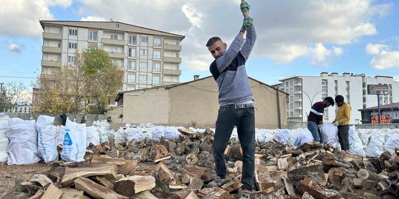 Yüksekova’da oduncuların kış hazırlığı sürüyor