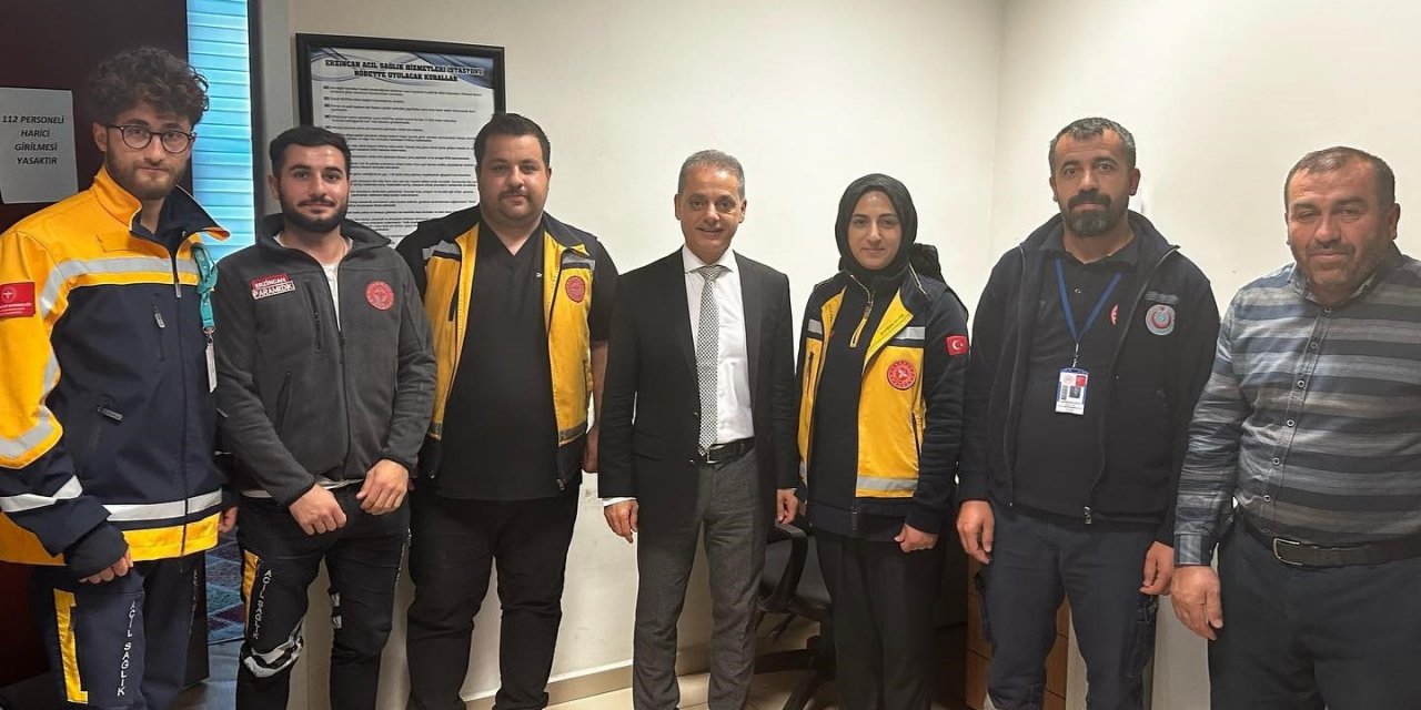 Sağlık Müdürü Tekin, Kemah İlçe Hastanesinde incelemelerde bulundu