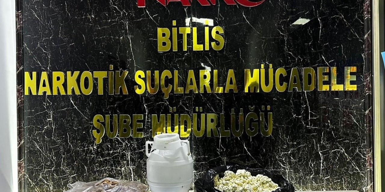 Bitlis’te 3 kilo 50 gram metamfetamin ele geçirildi