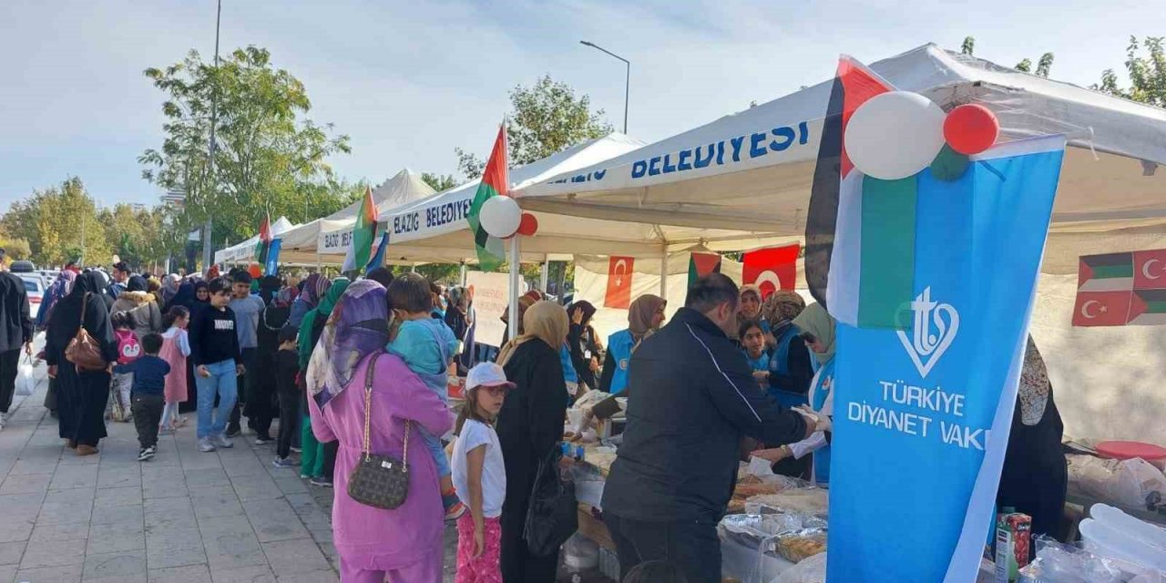 Elazığ’dan Filistin ve depremzedeler için anlamlı destek