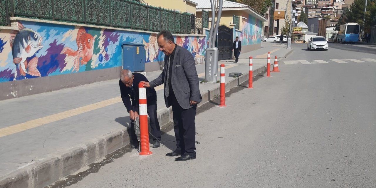 Hakkari Belediyesi duba çalışması başlattı