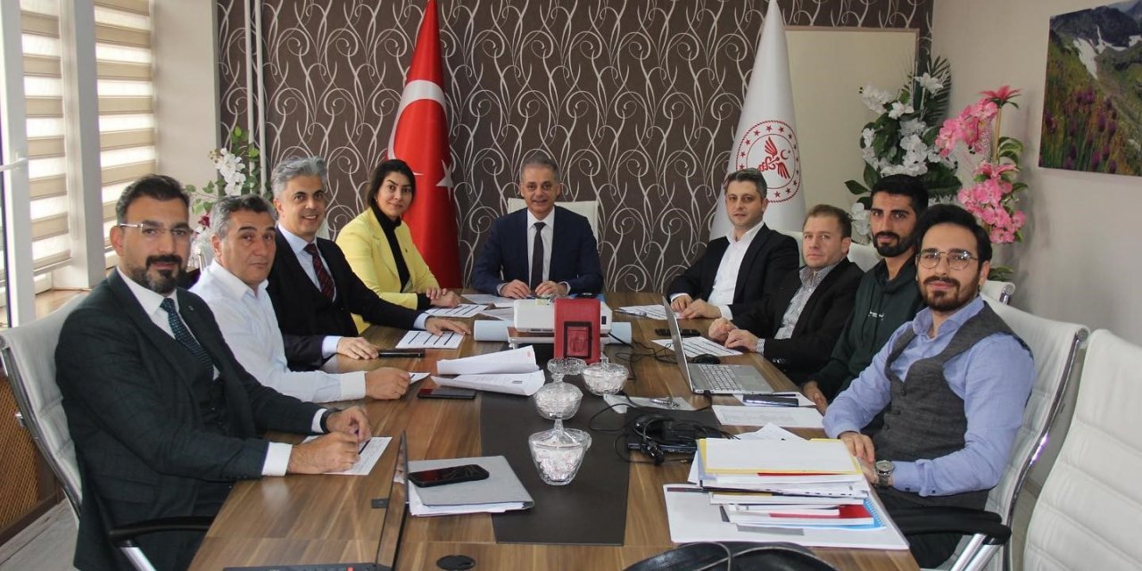 500 Yataklı Devlet Hastanesi değerlendirme toplantısı yapıldı