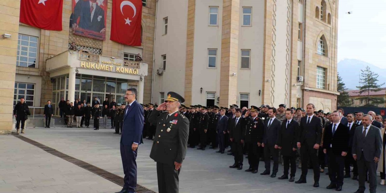 Hakkari’de 10 Kasım Atatürk’ü anma programı