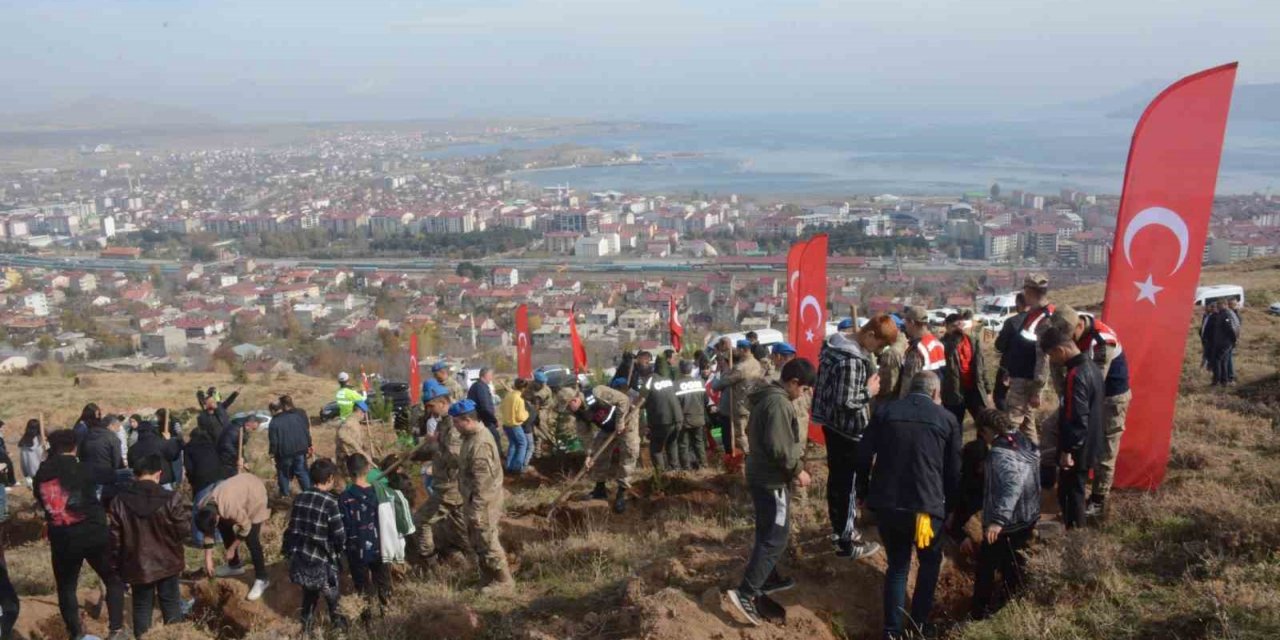 Tatvan’da fidanlar toprakla buluştu