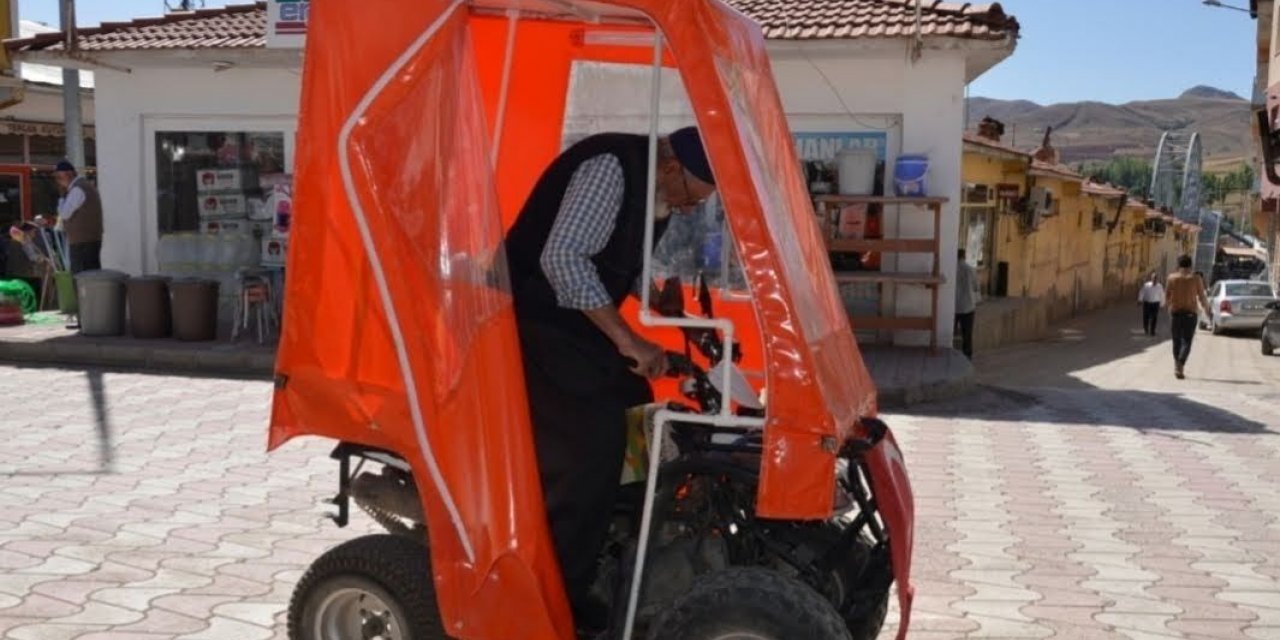 ATV tutkunu Turan dede motoruna gözü gibi bakıyor