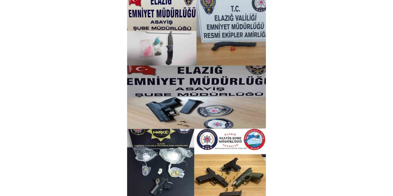 Elazığ polisi suçlulara göz açtırmıyor