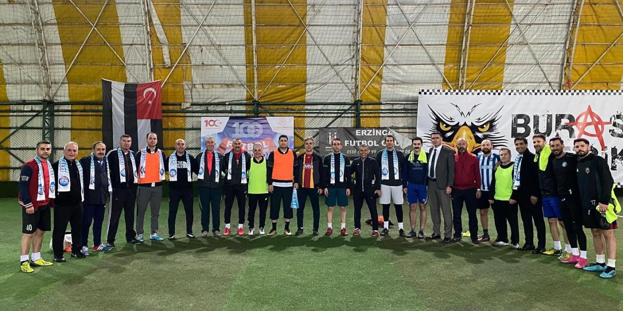 Erzincan’da 100. Yıl Sağlık Futbol Turnuvası düzenlendi