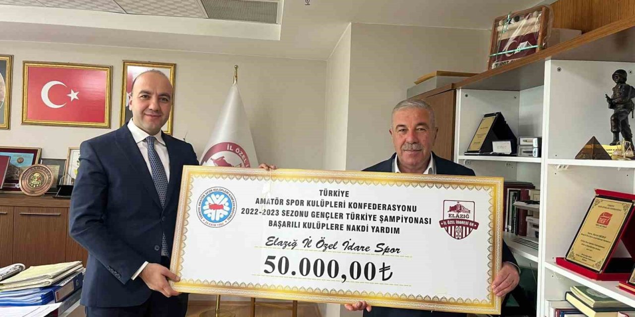 Elazığ İl Özel İdaresi Spor Kulübü ödüllendirildi