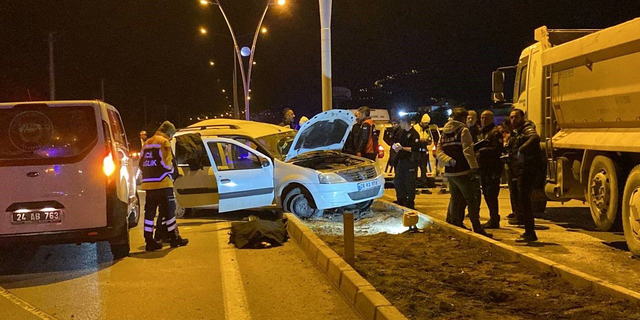 Erzincan’da trafik kazasında hayatını kaybeden çift Giresunlu