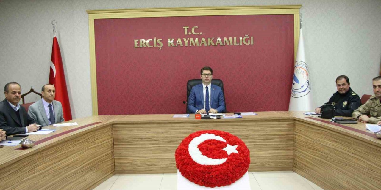 Erciş’te kış tedbirleri toplantısı yapıldı